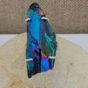 Silver plated handmade ring